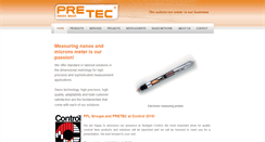 Desktop Screenshot of pretec.ch