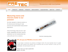 Tablet Screenshot of pretec.ch
